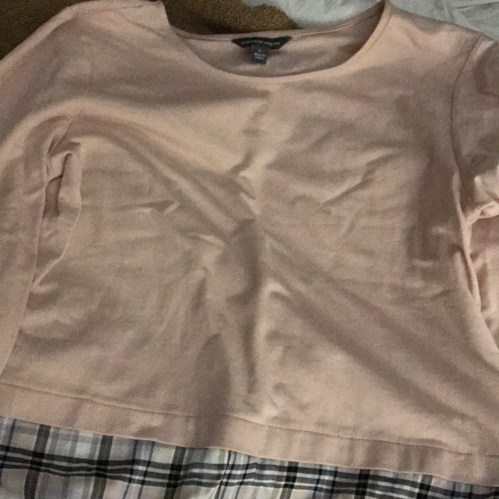 Double layers sweater shirt